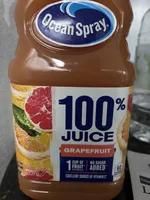 100% grapefruit juice from concentrate, grapefruit