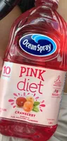 Jus de canneberge rose