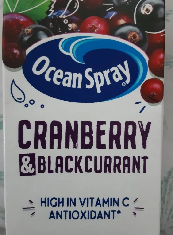Cranberry and Blackcurrant juice