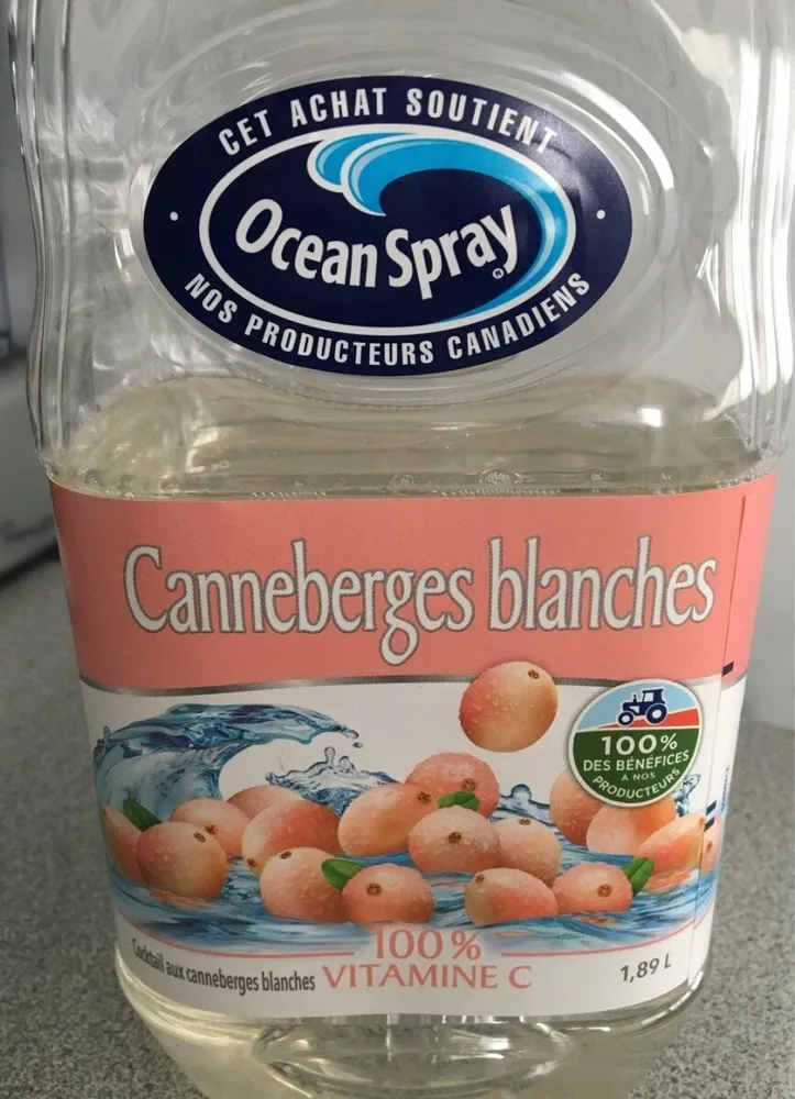 Cocktail aux canneberges blanches