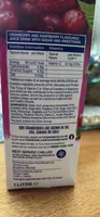 Cranberry and Raspberry Flavoured Juice Drink with Sugar and Sweetener