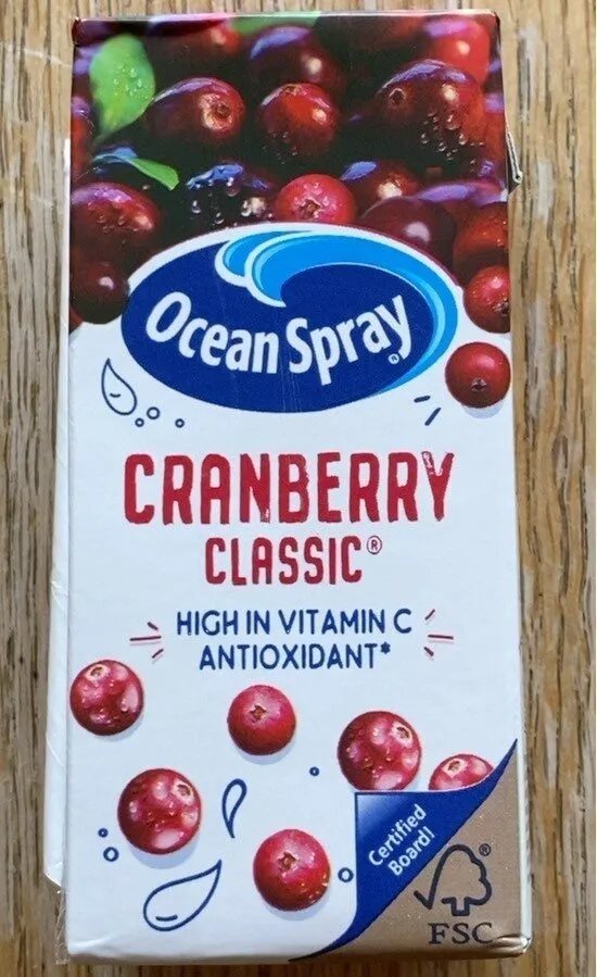 Ocean Spray Cranberry Classic Juice Drink Carton