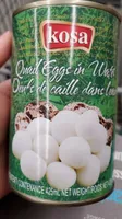 Quail eggs in water