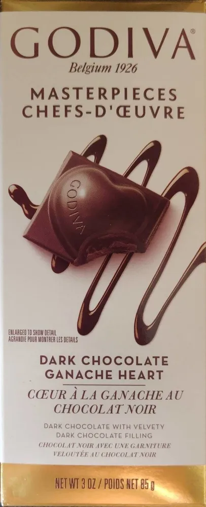 Cœur à la ganache au chocolat noir