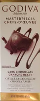 Cœur à la ganache au chocolat noir