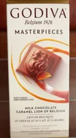 Lion de Belgique au chocolat au lait au caramel