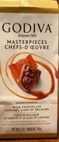 Lion de Belgique au chocolat au lait au caramel