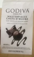 Dark chocolate ganache heart