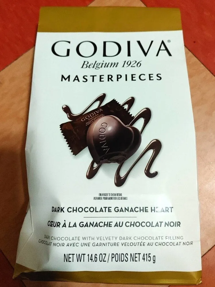 Coeur à la ganache au chocolat noir