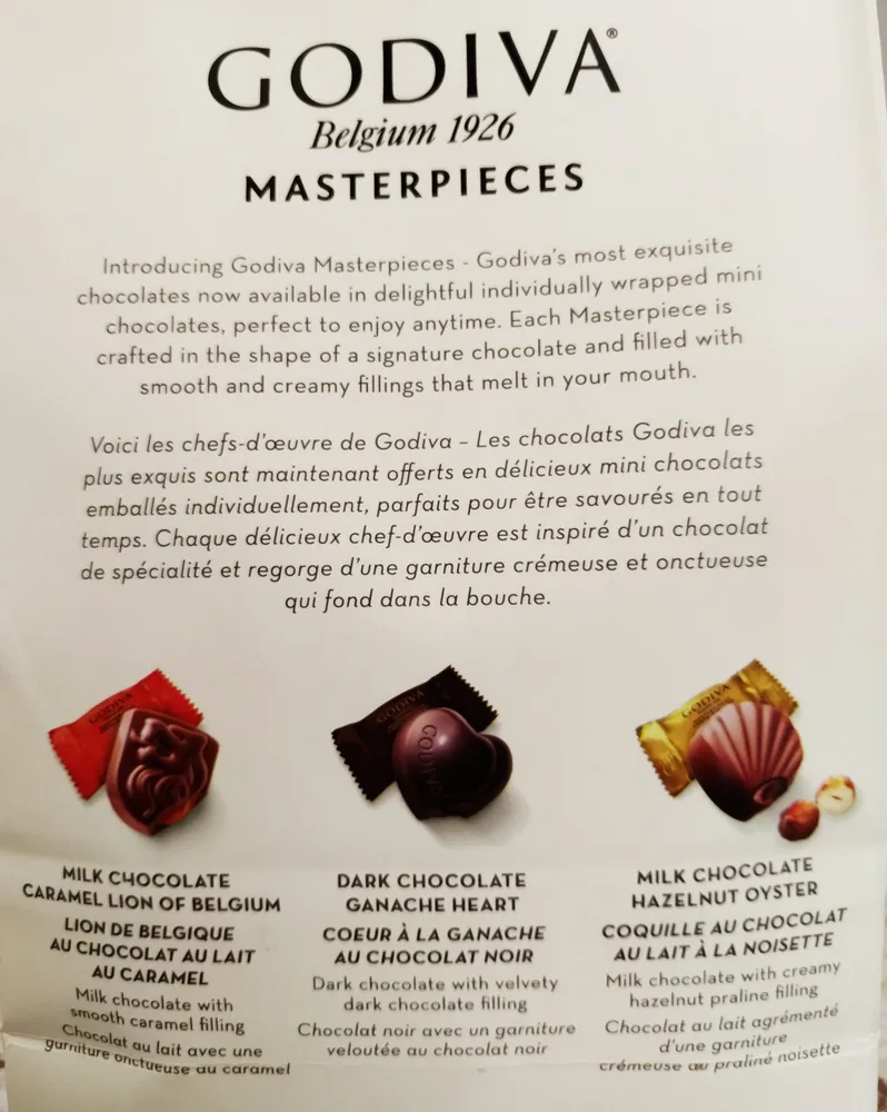 Godiva masterpieces