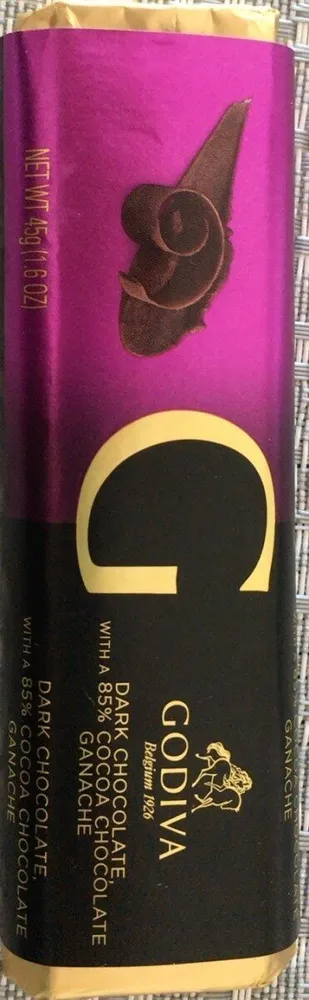 Dark chocolate con 85% chocolate ganache