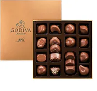 Assortiment de chocolats, au lait et sans alcool