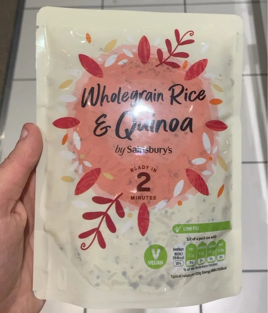 Wholegrain rice and quinoa