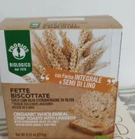 Fette e biscottate integrali e semi di lino