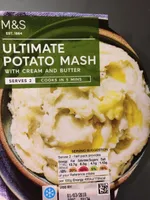BUTTERY MASHED POTATO with cream & black pepper