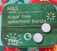 Sugar free spearmint bursts