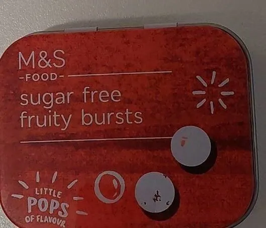 Sugar free fruity bursts