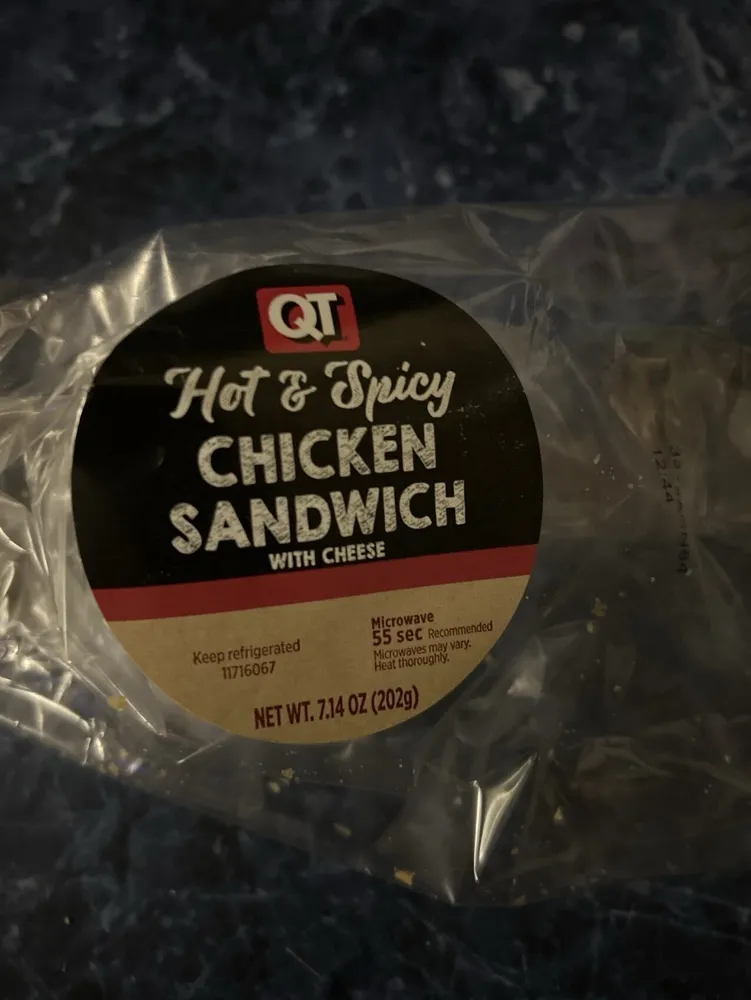 Hot & Spicy Chicken Sandwich with Cheese