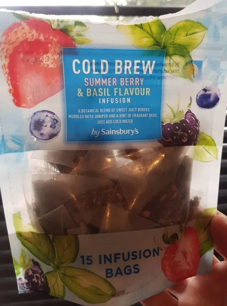 Cold brew summer berry & basil flavour infusion
