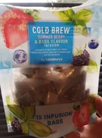 Cold brew summer berry & basil flavour infusion