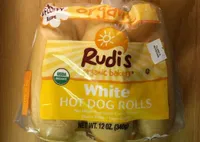 White hot dog buns