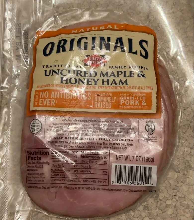 Ham maple & honey