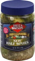 Deli complements half sours new