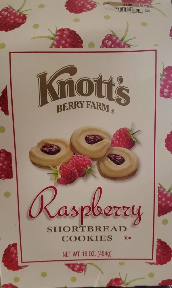 Raspberry Shortbread Cookies