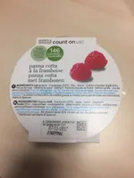 Panna cotta à la framboise