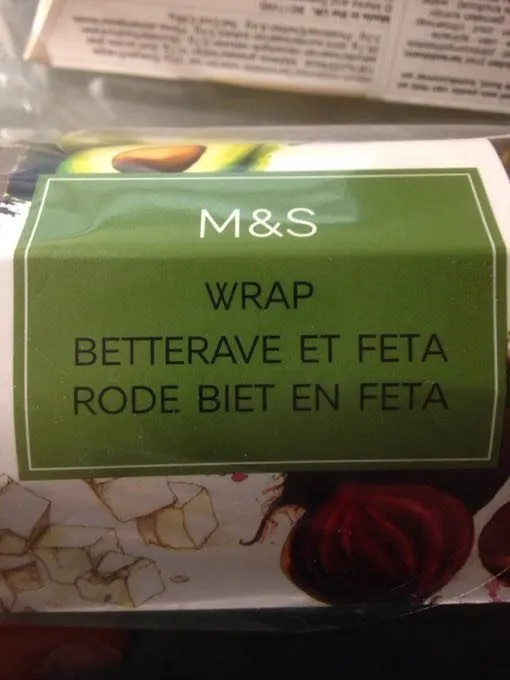 Wrap Betterave Feta
