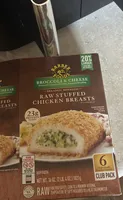 Raw Stuffed Chicken Breasts Broccoli & Cheese