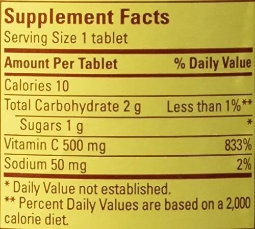 Nature Made C Vitamin 500MG - 250 CT
