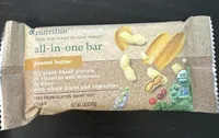 Nutrilite Organics all in one bar peanut butter