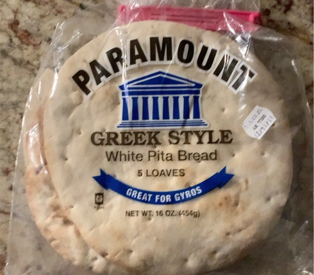 Greek Style White Pita Bread