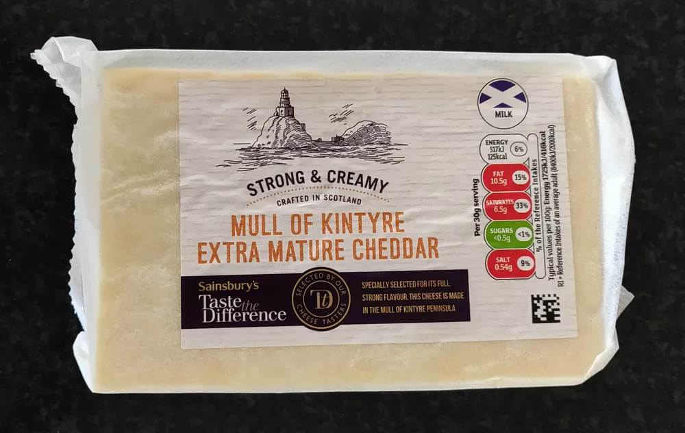 Mull of Kintyre Extra Mature Cheddar