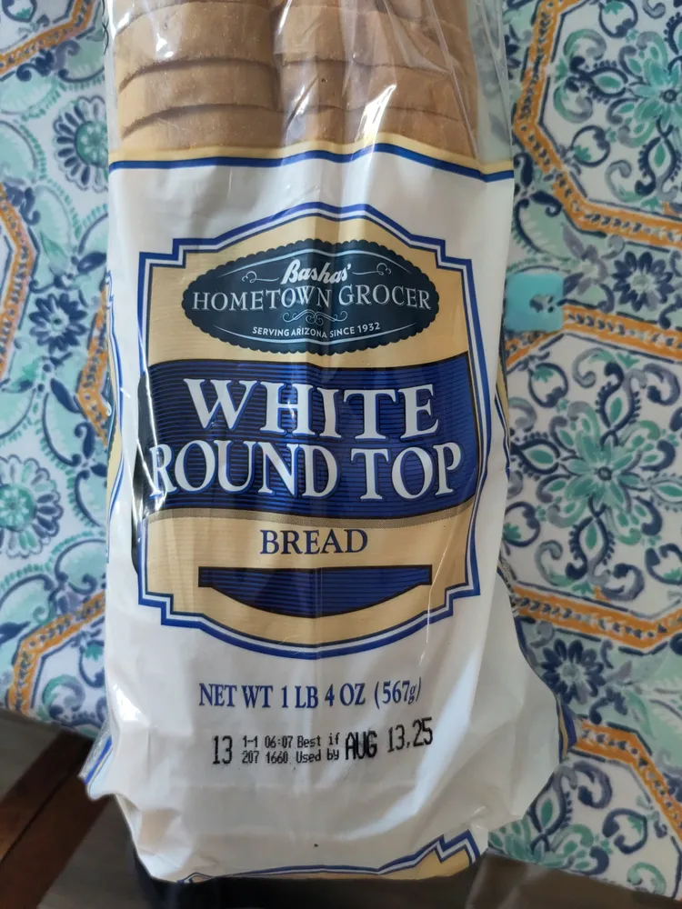 White Round Top Bread