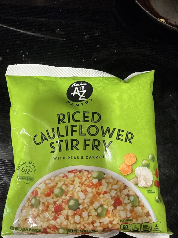 Rice cauliflower stirfry