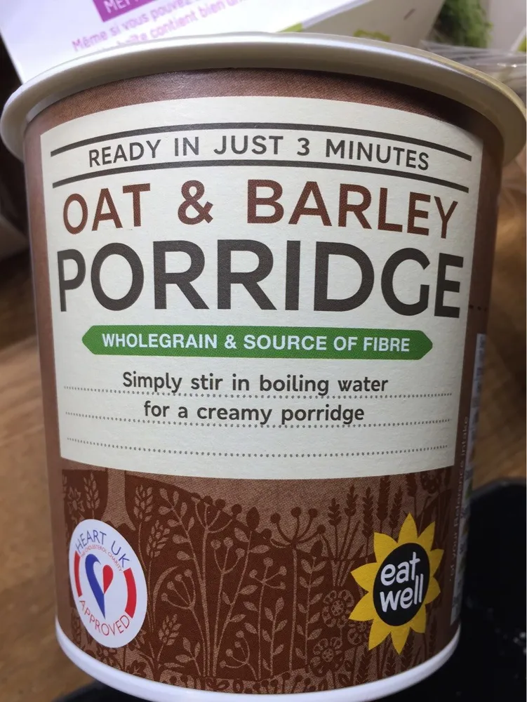 Oat and barley porridge