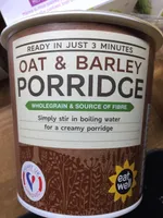 Oat and barley porridge