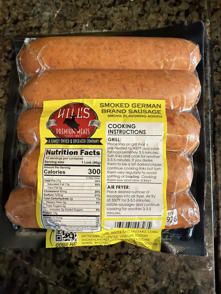 Smoked German Sausage