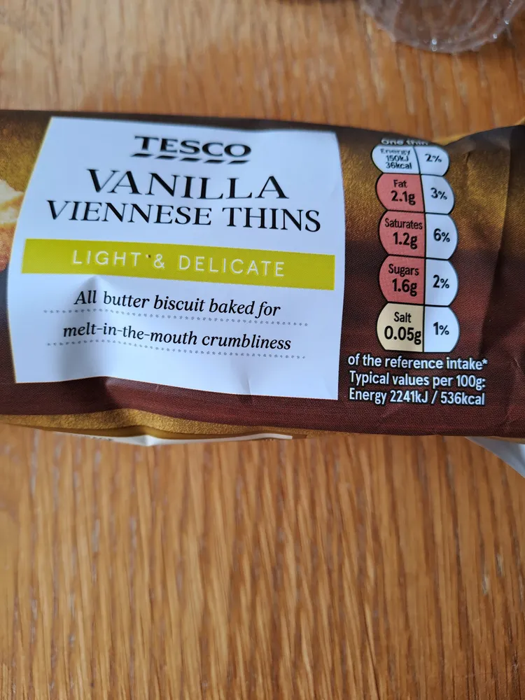 vanilla vienese thins