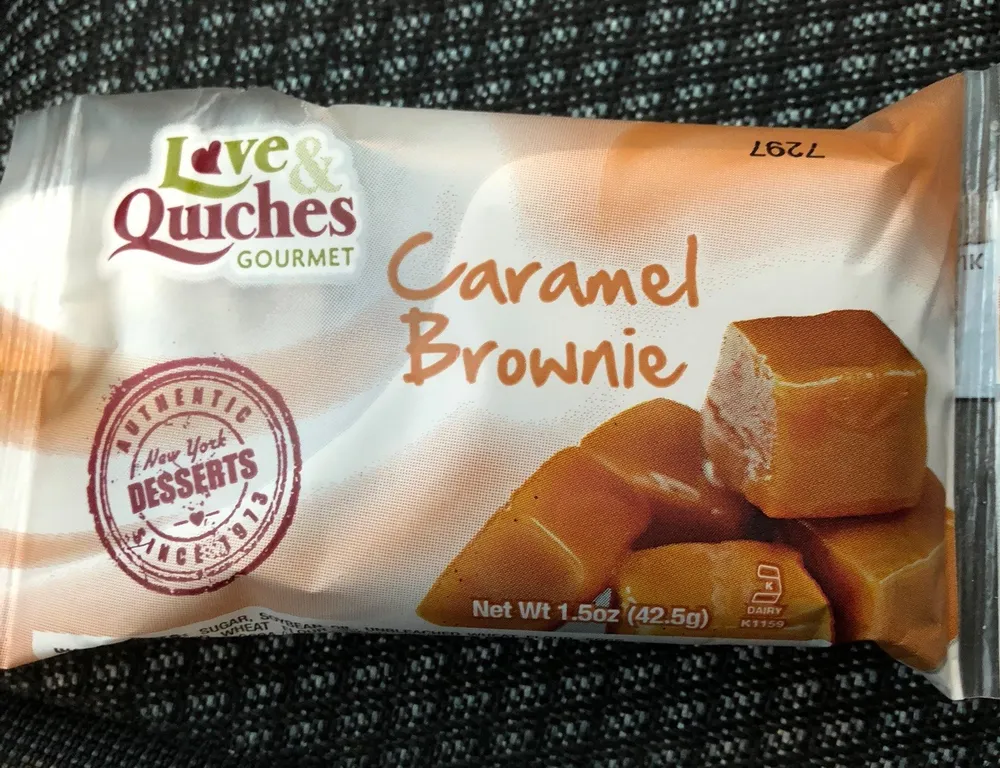 Caramel brownie