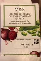 Salade de feves de soja edaname et feta