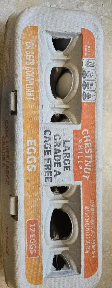 Large Grade A Cage Free Eggs