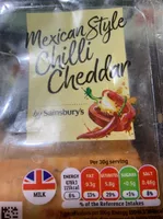 Mexican style chili cheddar