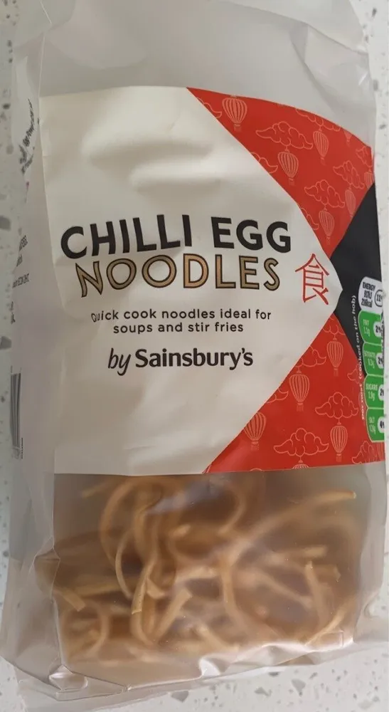 Chilli egg noodles