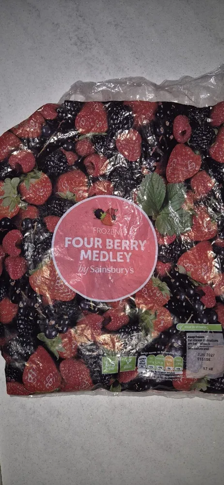 Frozen four berry medley