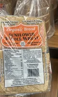 Organic Bread Sunflower Whole Wheat