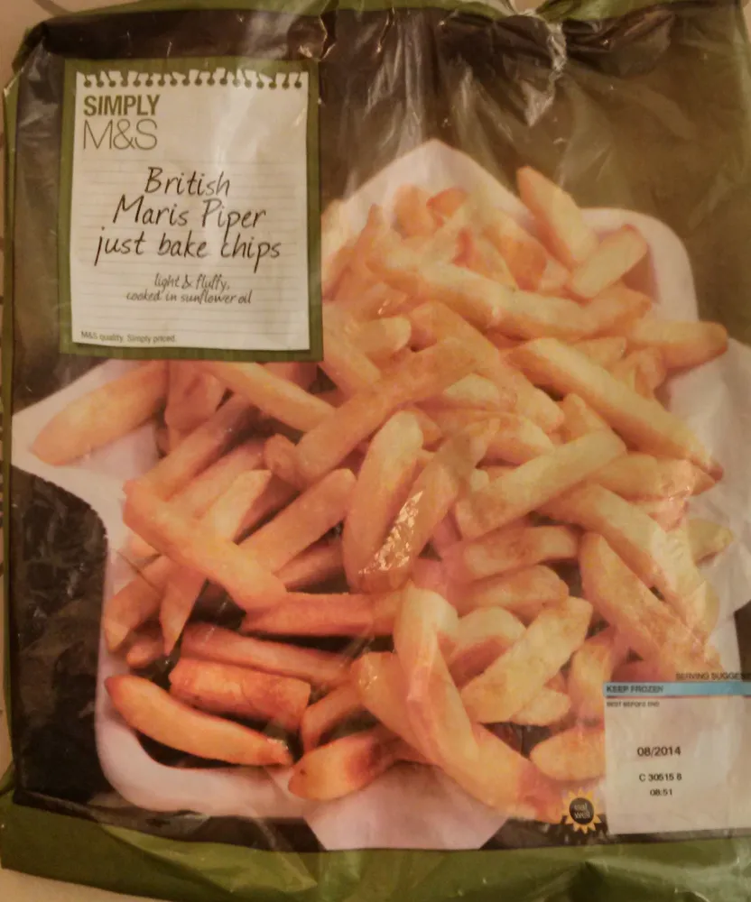 British Maris Piper Just Bake Chips
