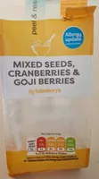 Mixed seeds  cranberries goji berries